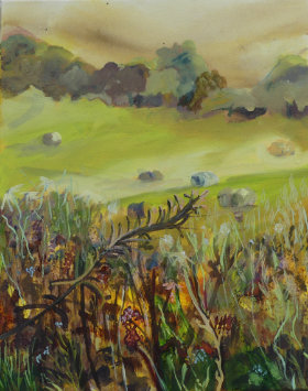 Harvest II painting by Helen Thorp