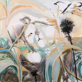 Winter Flowers 3 Painting by Helen Thorp